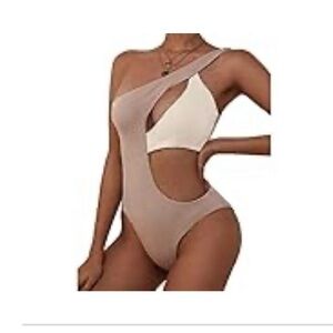 Cutout one piece bathing suit